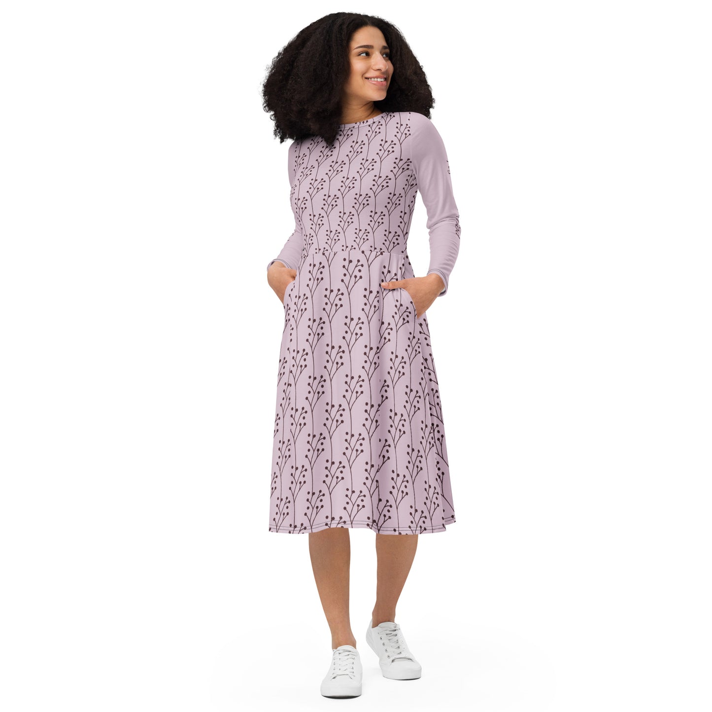 AWG long sleeve dress