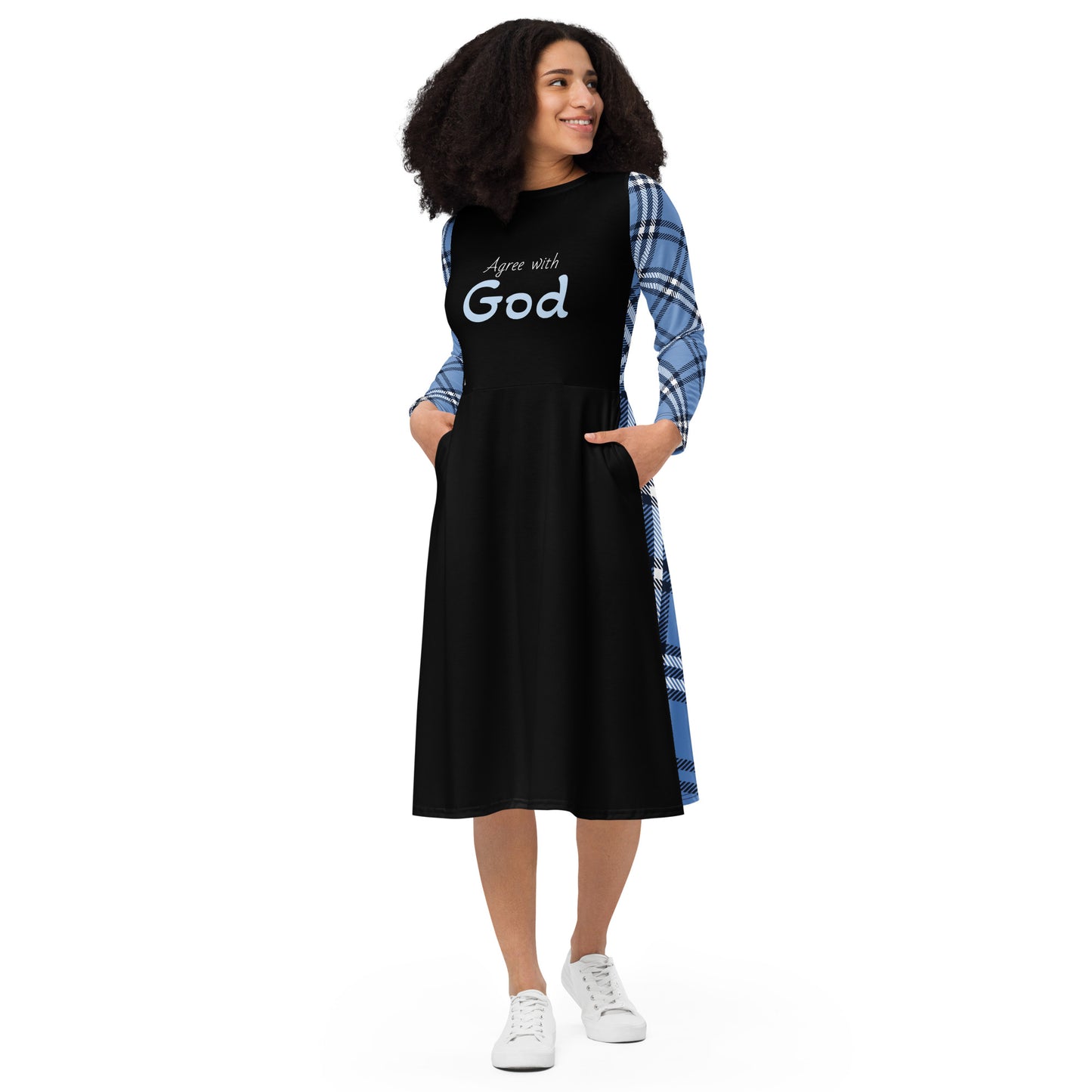 AWG long sleeve dress