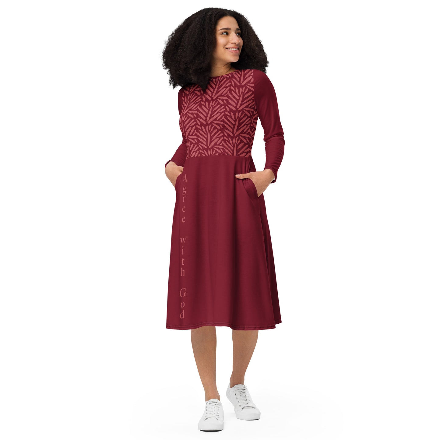 AWG long sleeve dress