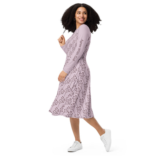 AWG long sleeve dress