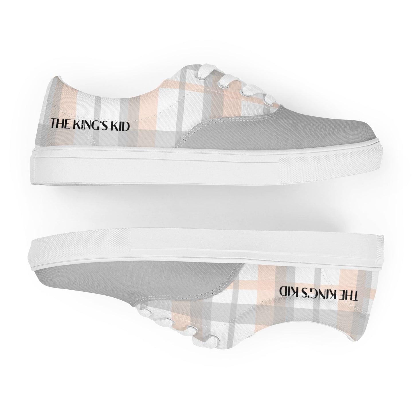 King's Kid women’s lace-up canvas shoes