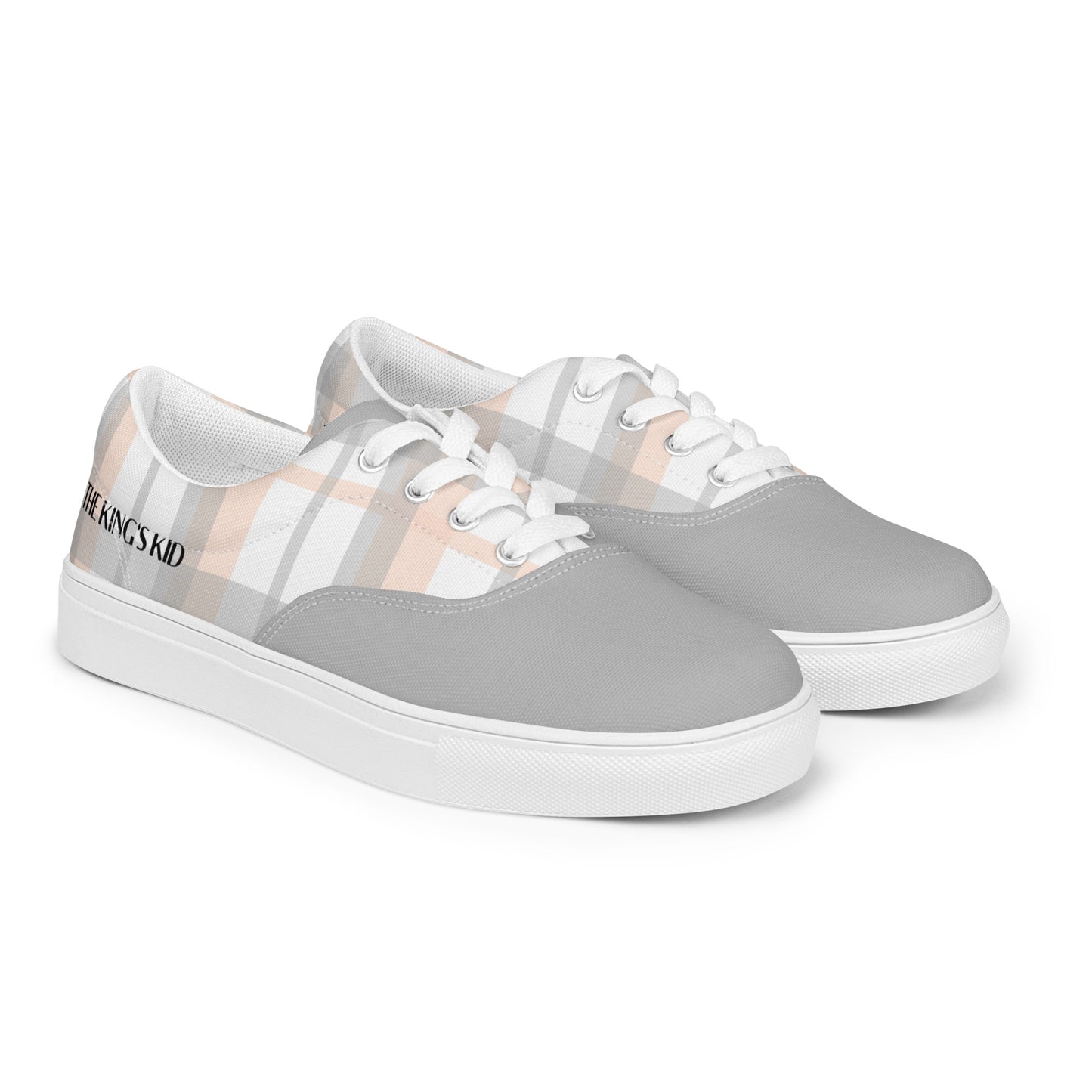 King's Kid women’s lace-up canvas shoes