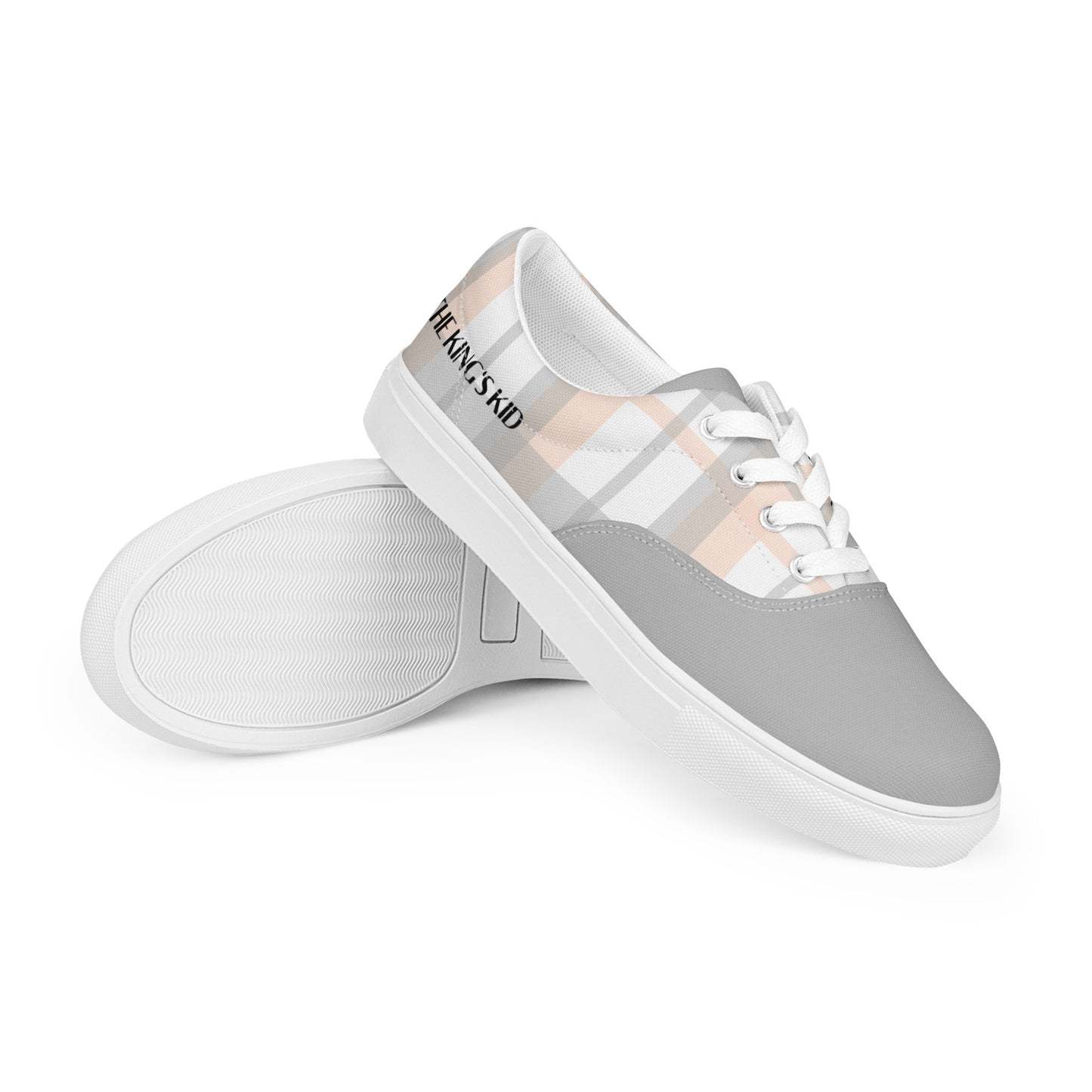 King's Kid women’s lace-up canvas shoes