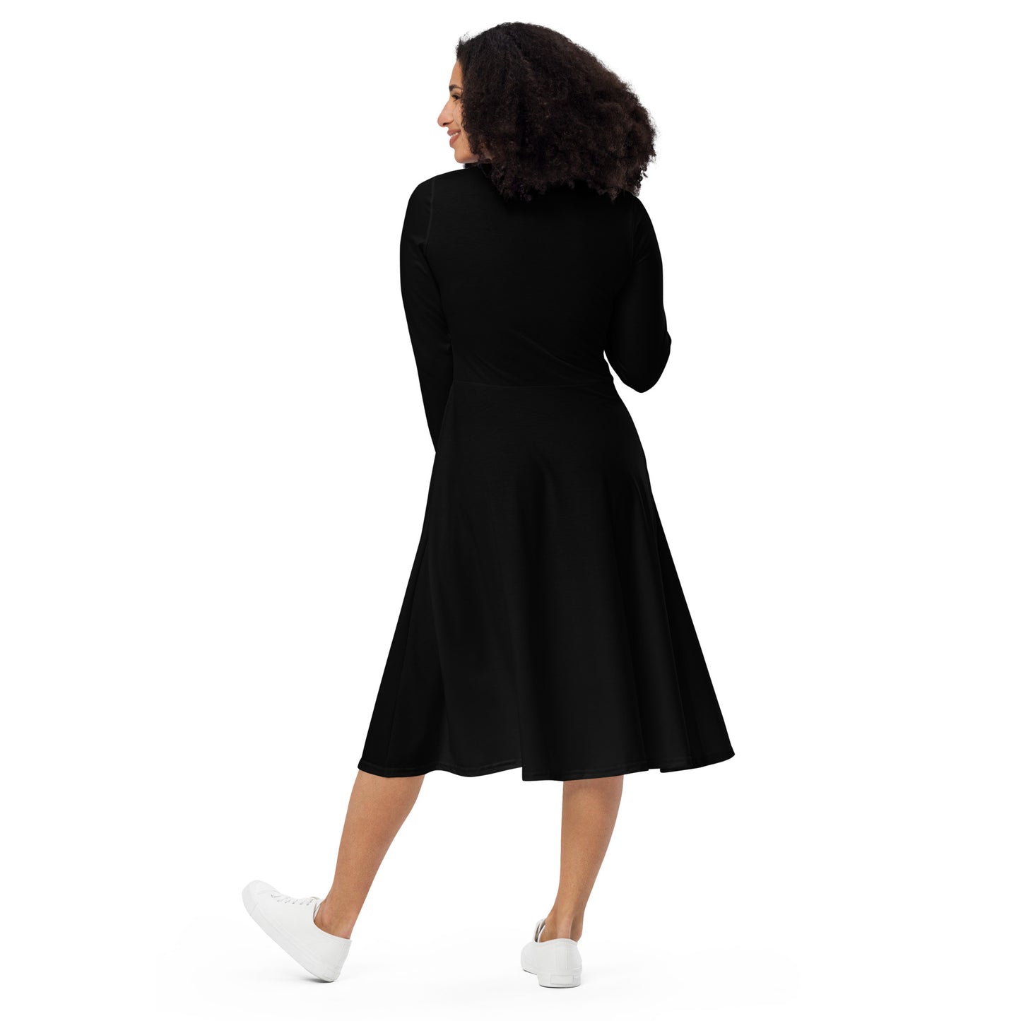 Black Bible Nerd long sleeve dress