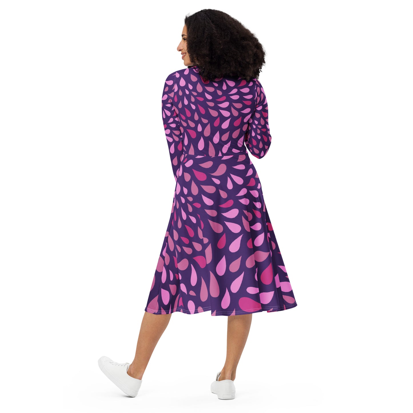 Property Purple long sleeve dress