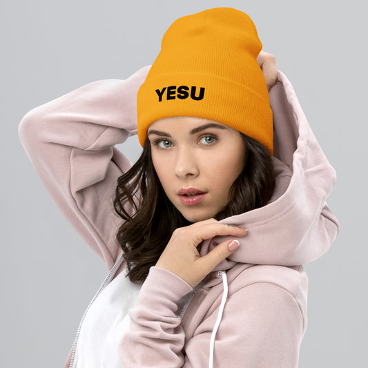 Yesu Cuffed Beanie