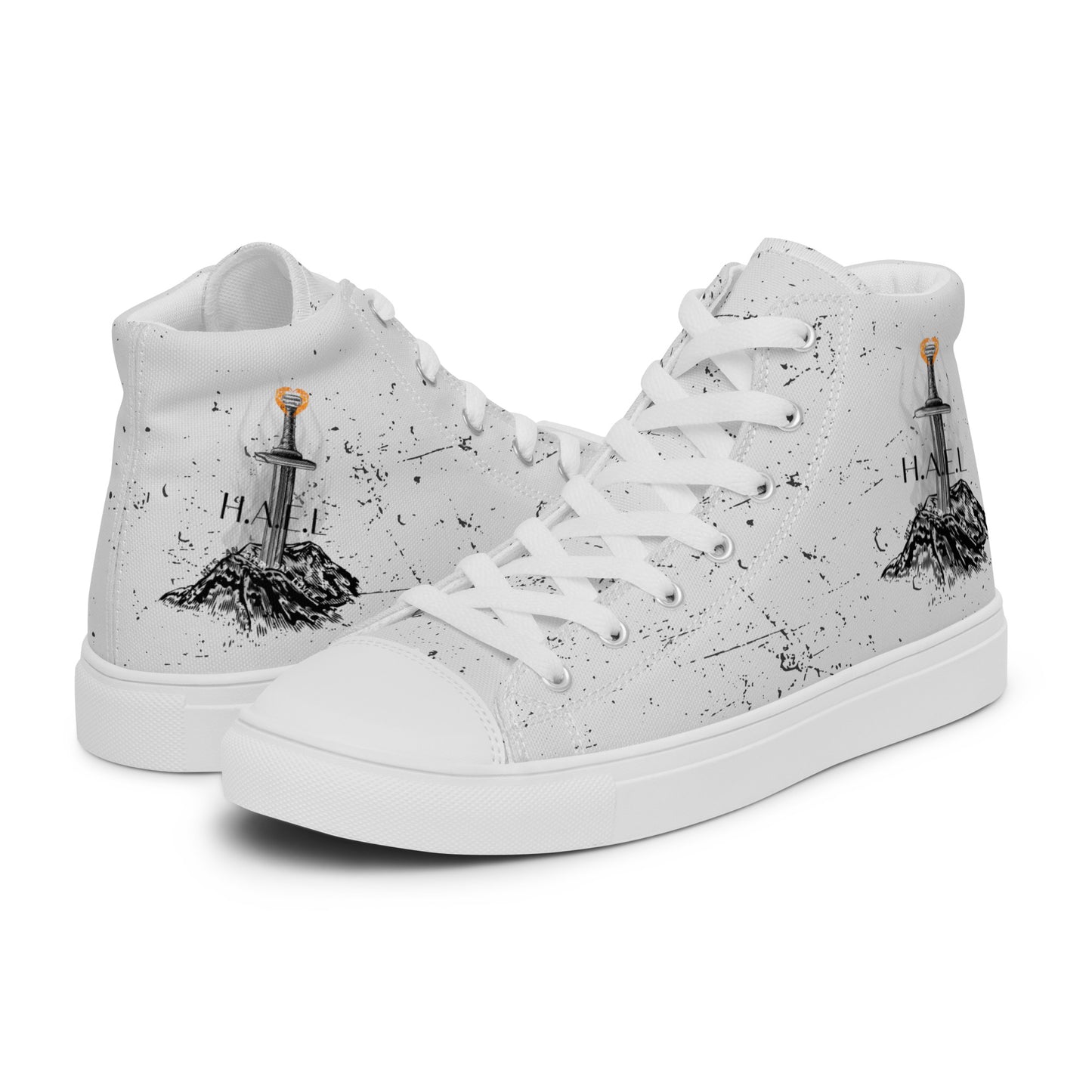 H.A.E.L men’s high top canvas shoes