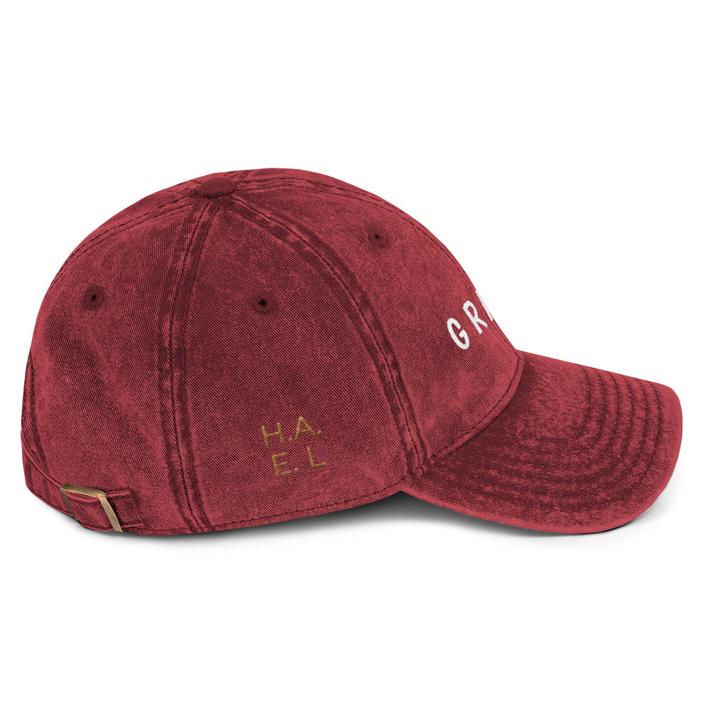 Grace Vintage Cotton Twill Cap