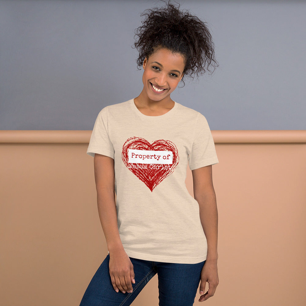 Loved Property Tee - Red