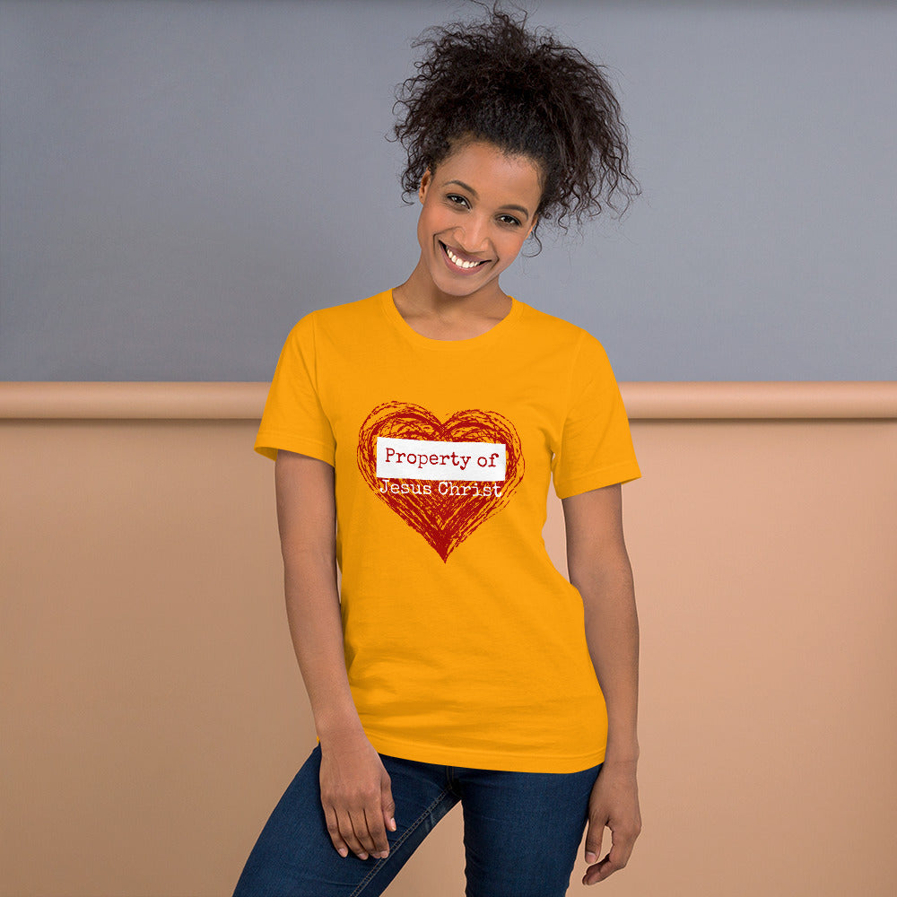 Loved Property Tee - Red