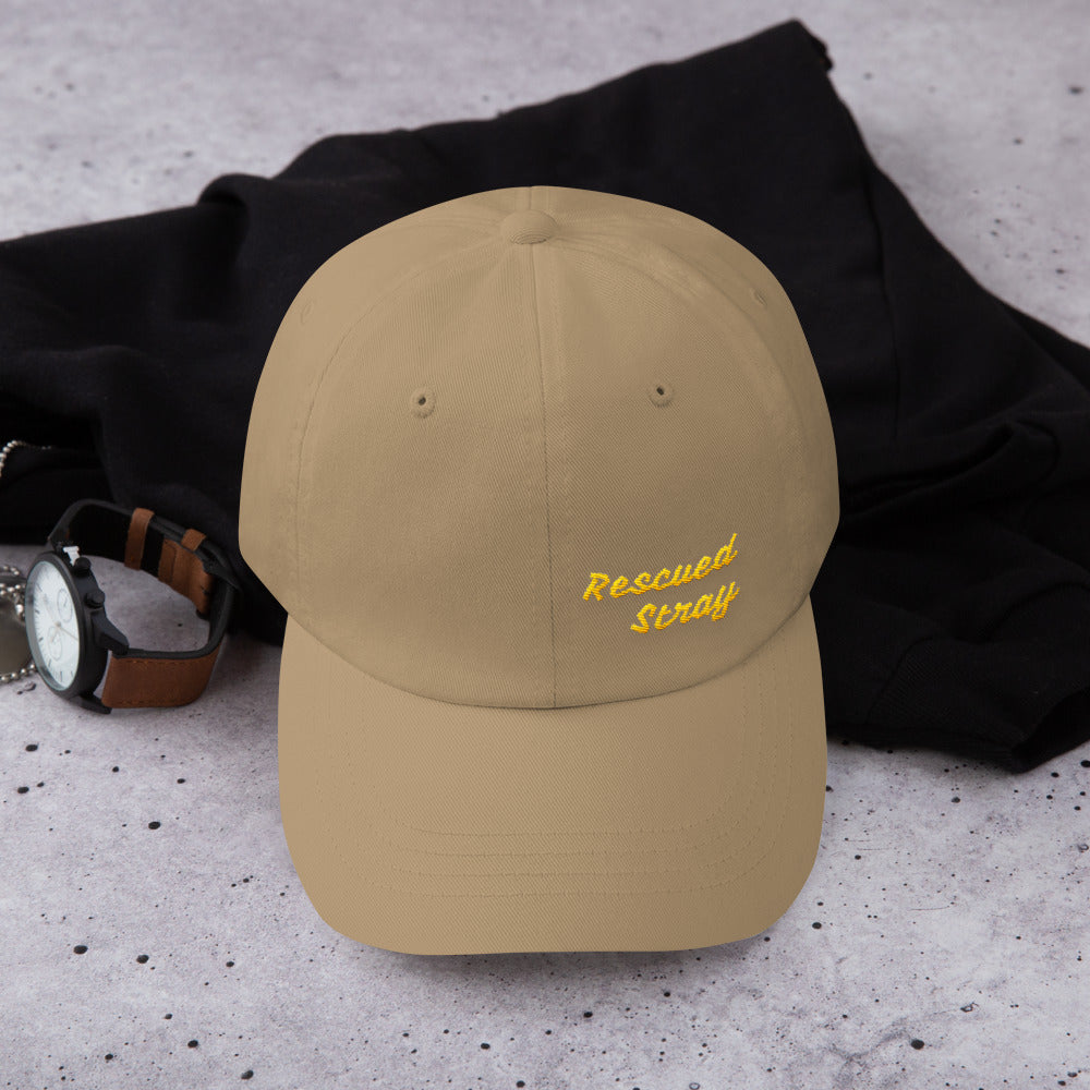 Rescued Stray Dad hat