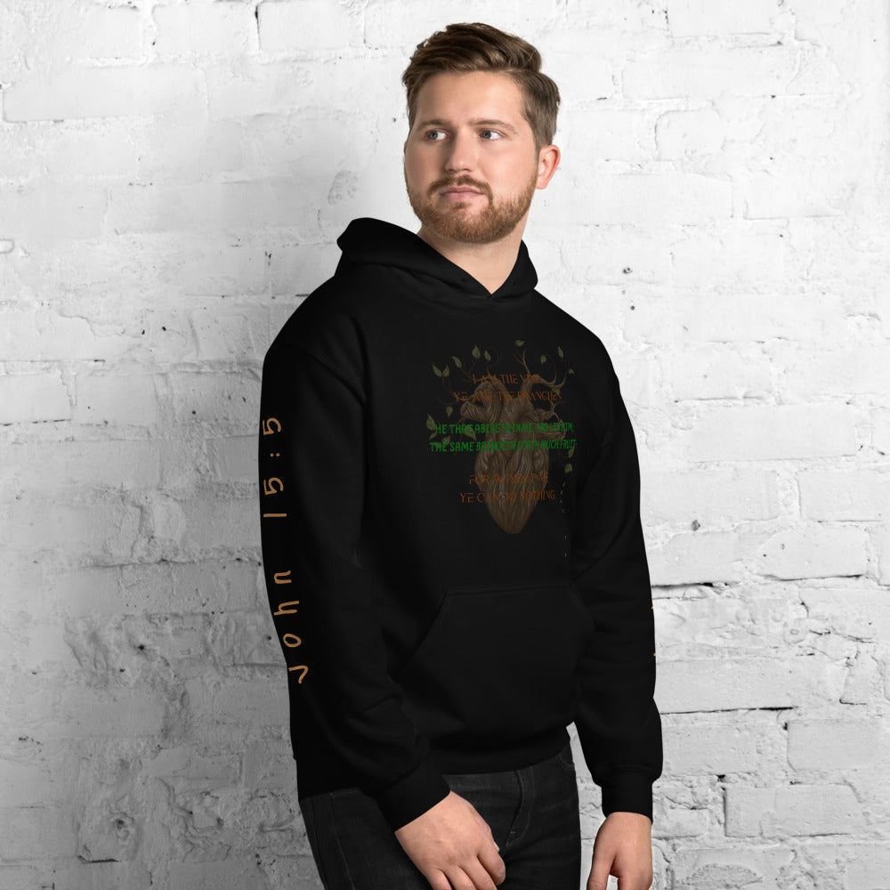 The Vine John 15:5 Unisex Hoodie