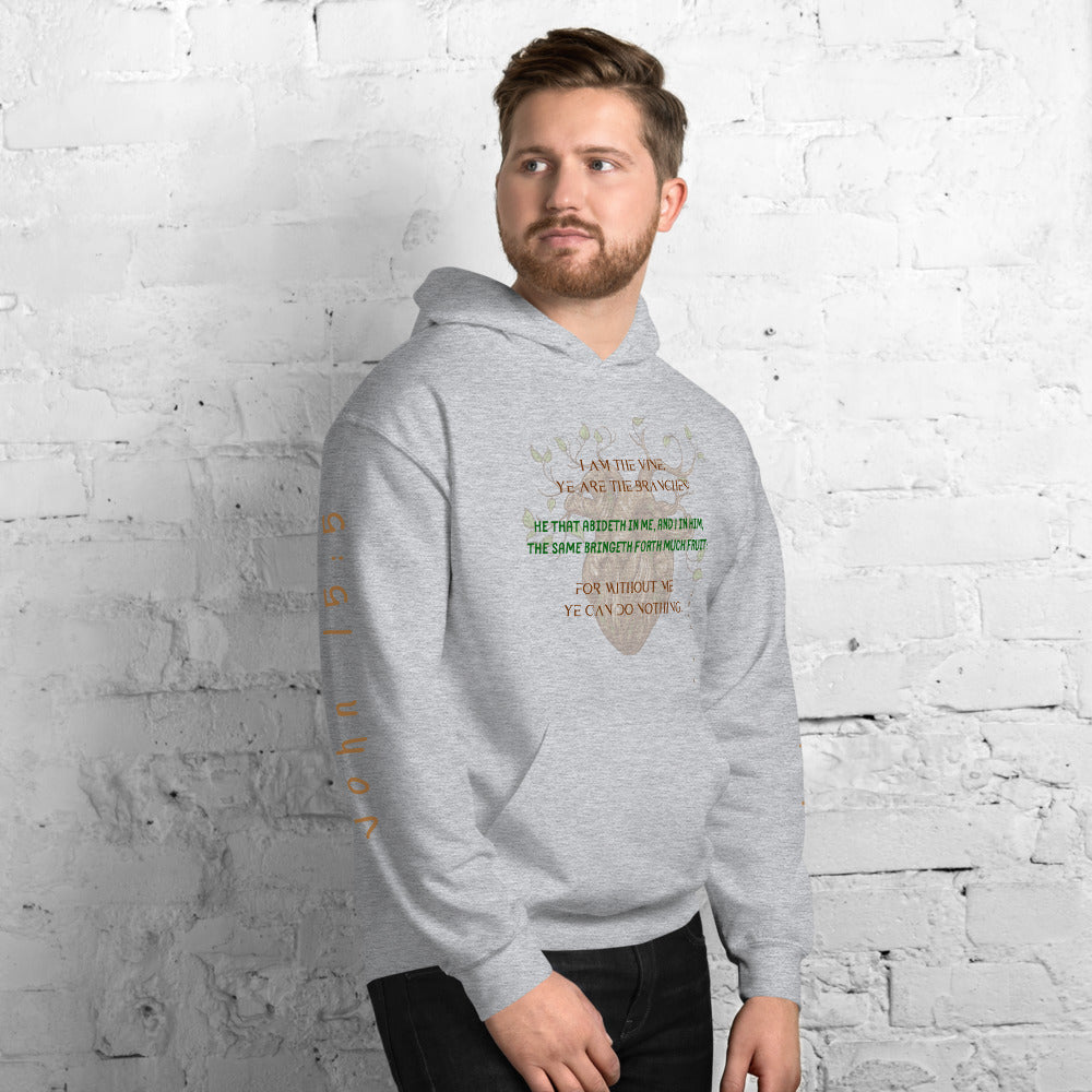 The Vine John 15:5 Unisex Hoodie