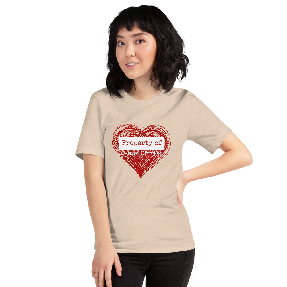 Loved Property Tee - Red