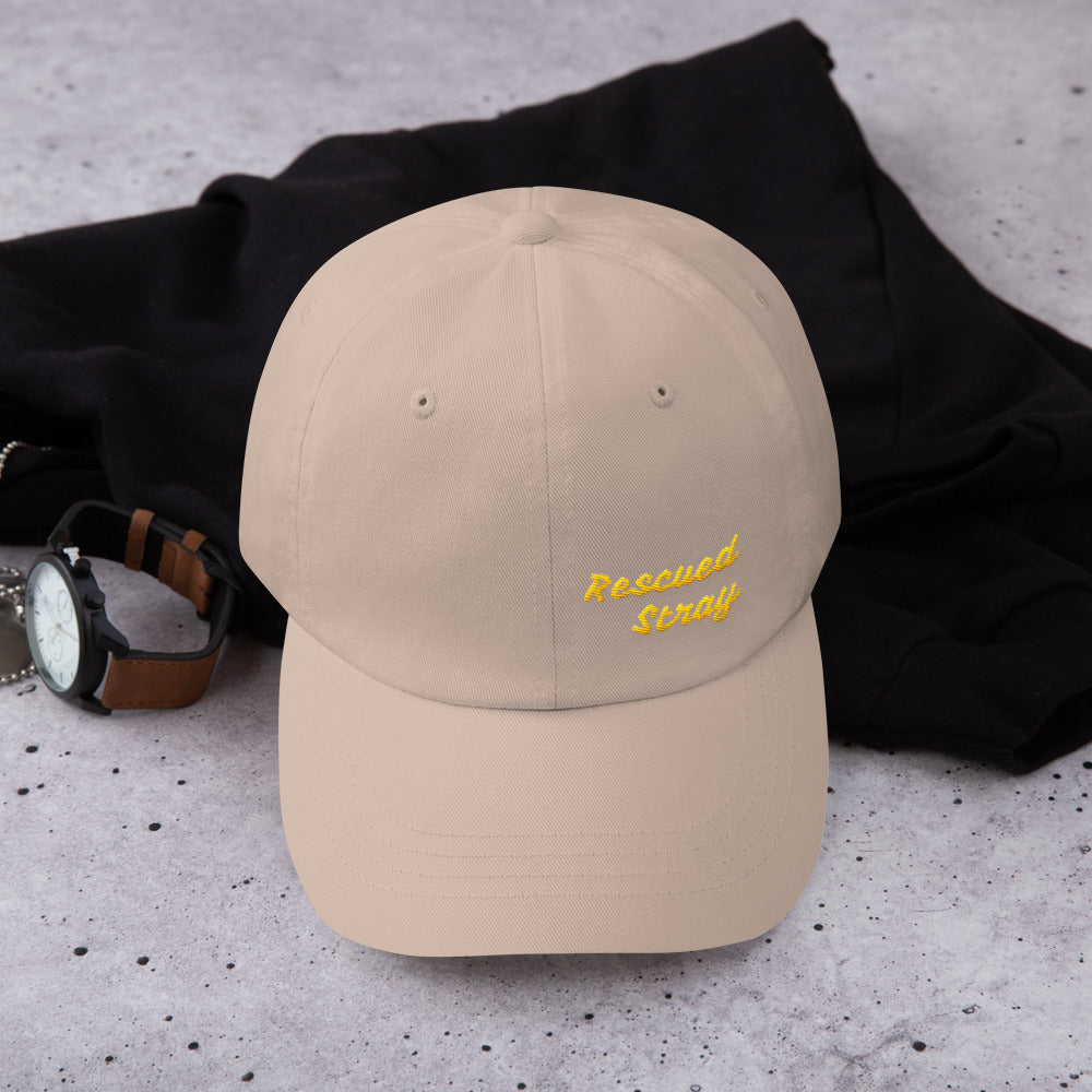 Rescued Stray Dad hat