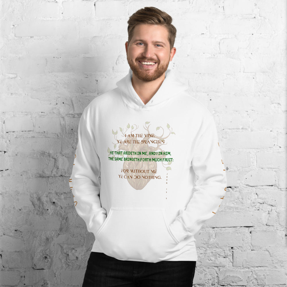 The Vine John 15:5 Unisex Hoodie