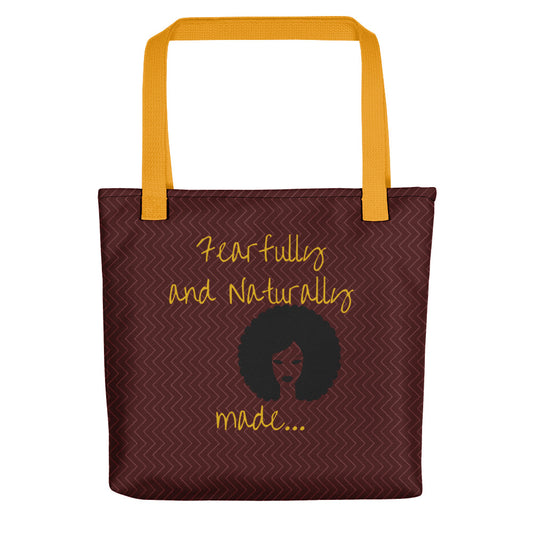 Fearfully Naturally Tote bag