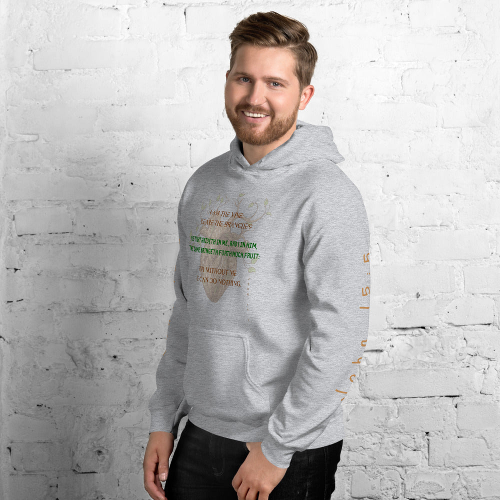 The Vine John 15:5 Unisex Hoodie