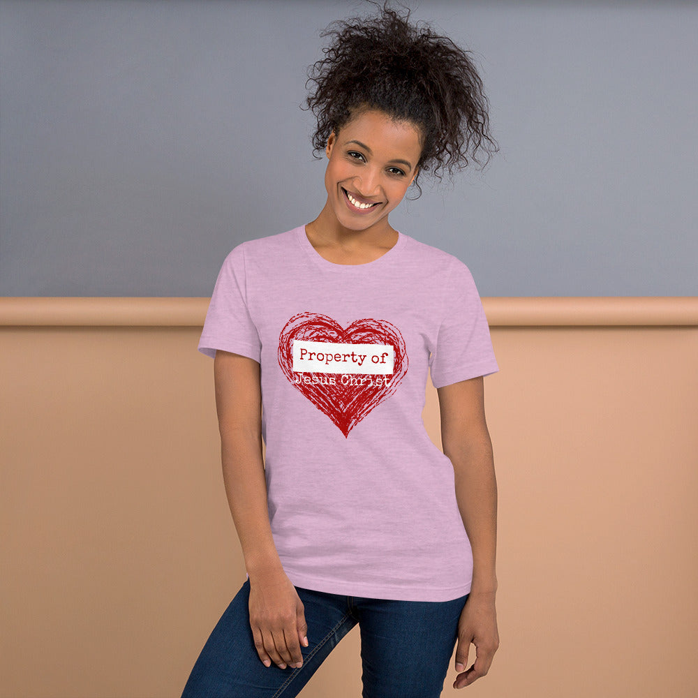 Loved Property Tee - Red