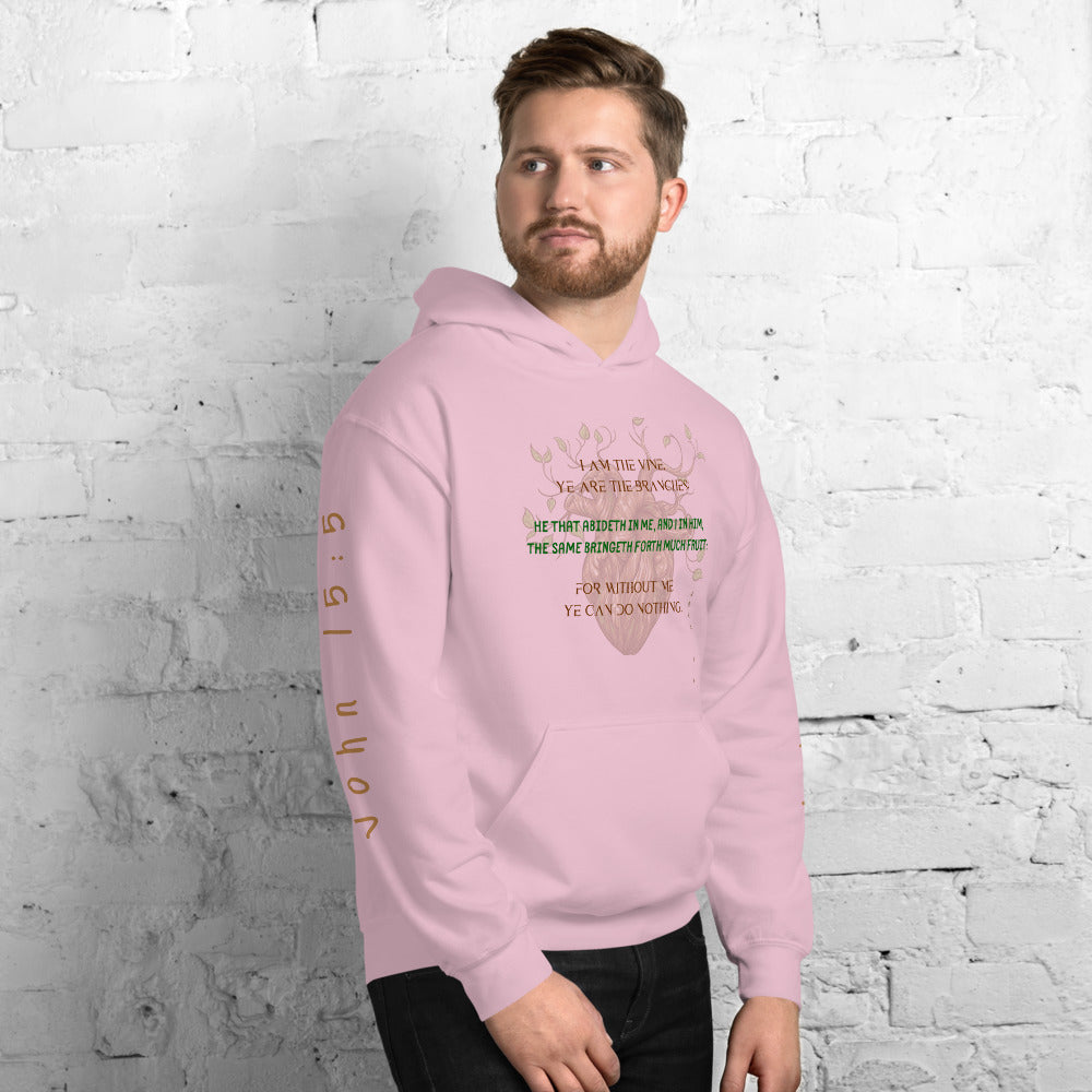 The Vine John 15:5 Unisex Hoodie