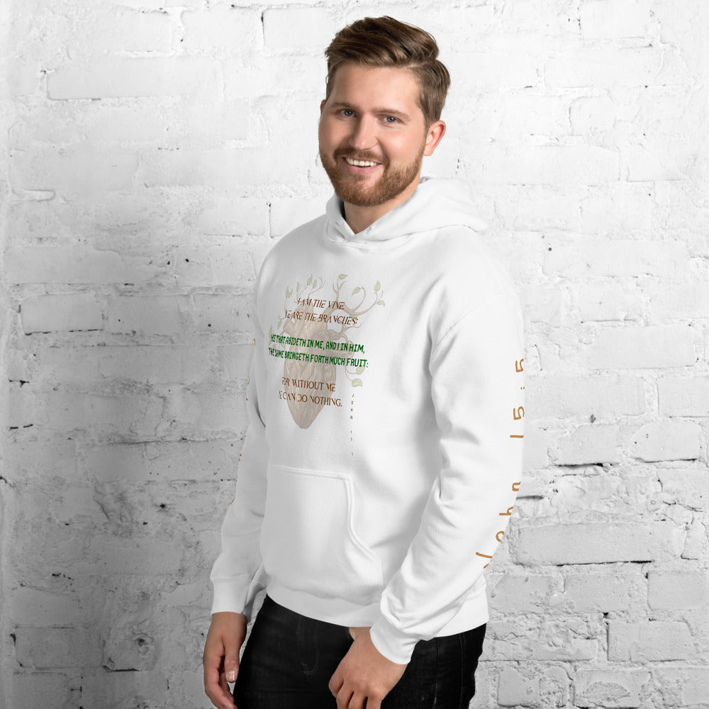 The Vine John 15:5 Unisex Hoodie