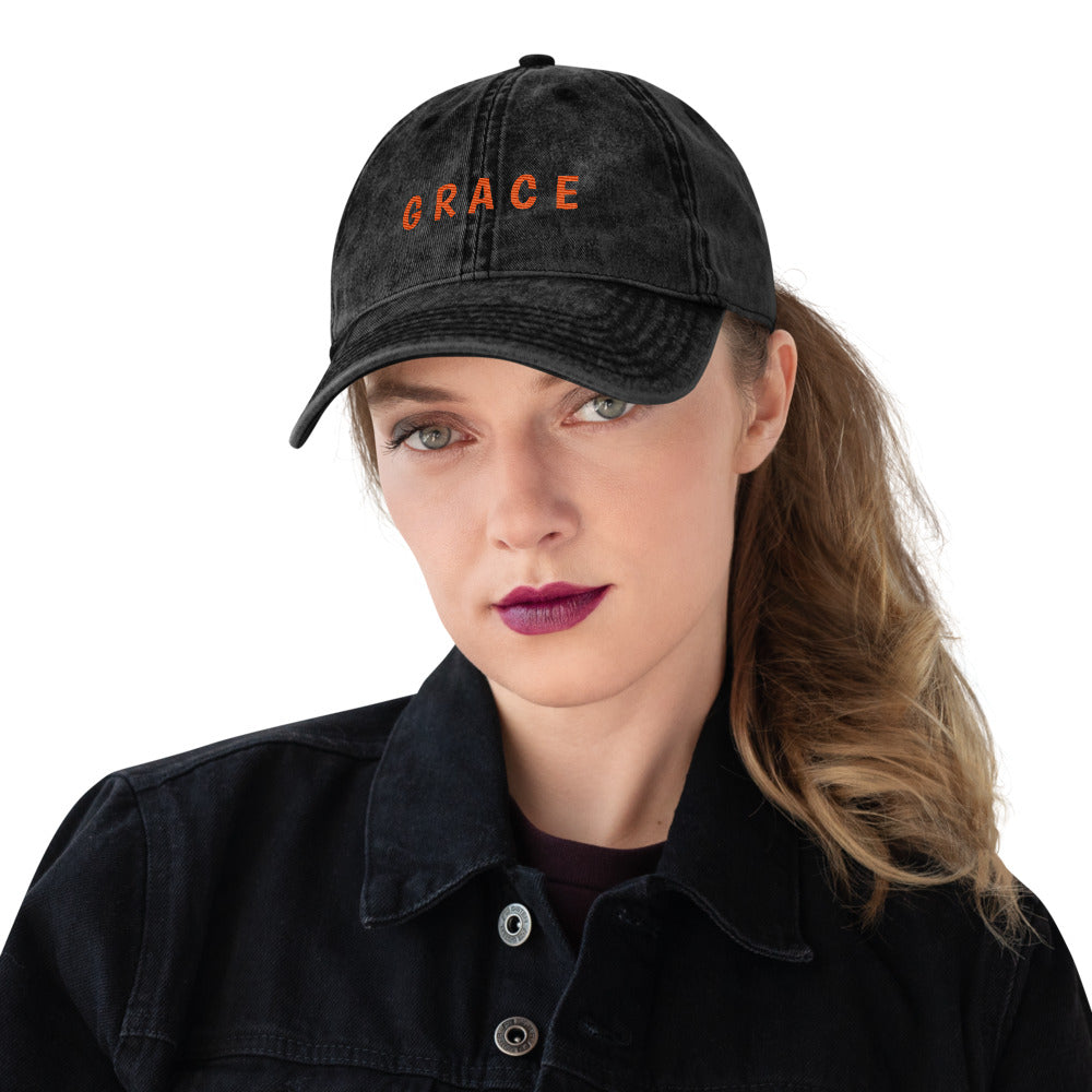 Grace Vintage Cotton Twill Cap