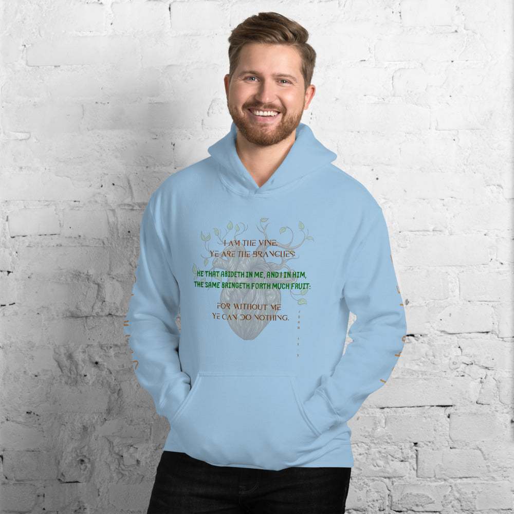 The Vine John 15:5 Unisex Hoodie