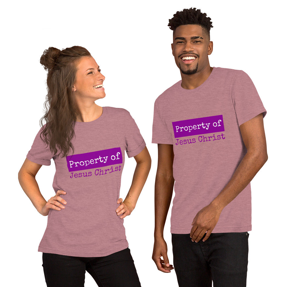 Property - Purple Unisex Tee