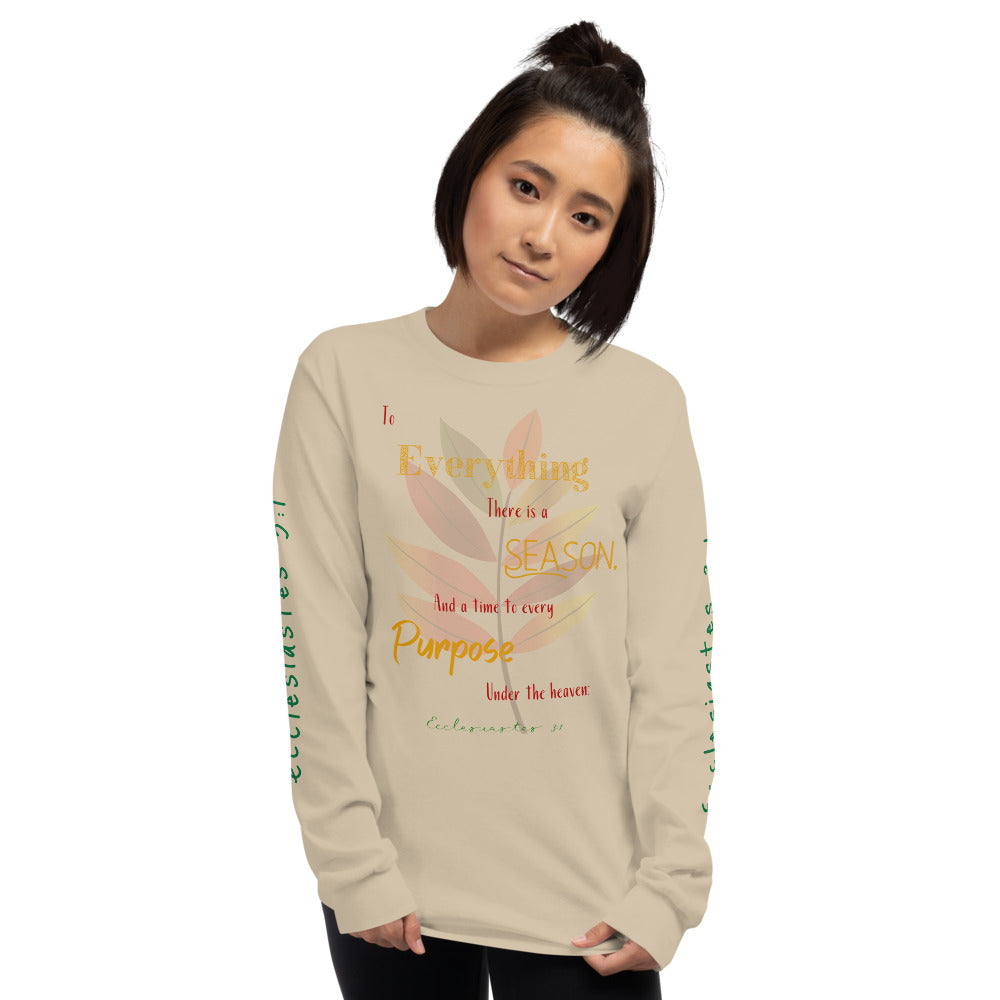 Every Season Ecclesiastes 3:1 Long Sleeve Tee