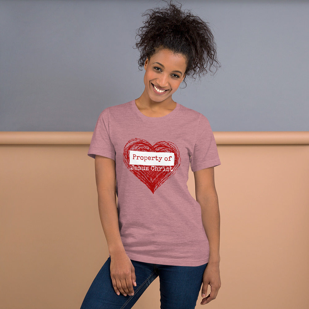 Loved Property Tee - Red