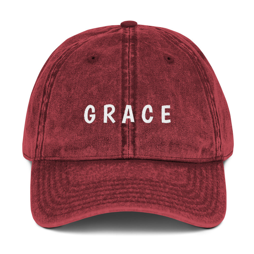 Grace Vintage Cotton Twill Cap