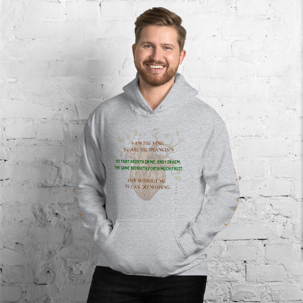 The Vine John 15:5 Unisex Hoodie