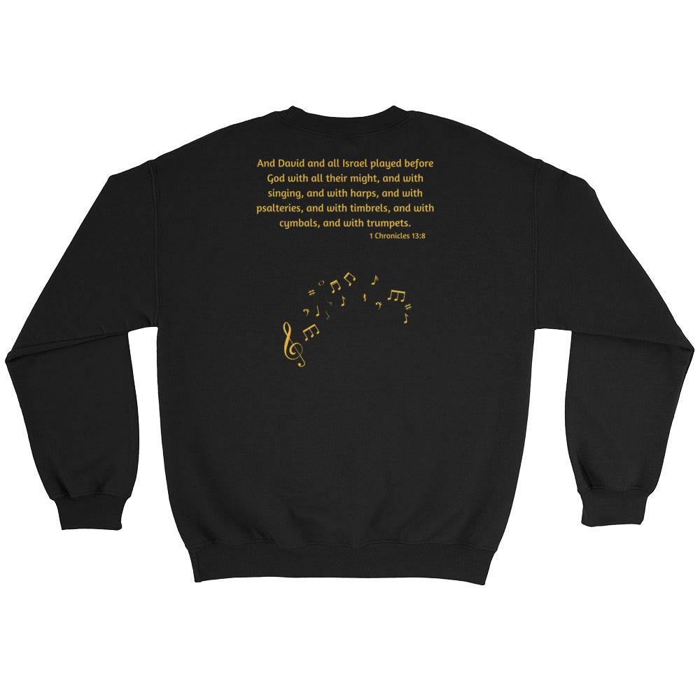 Music in Me Crewneck - Gold