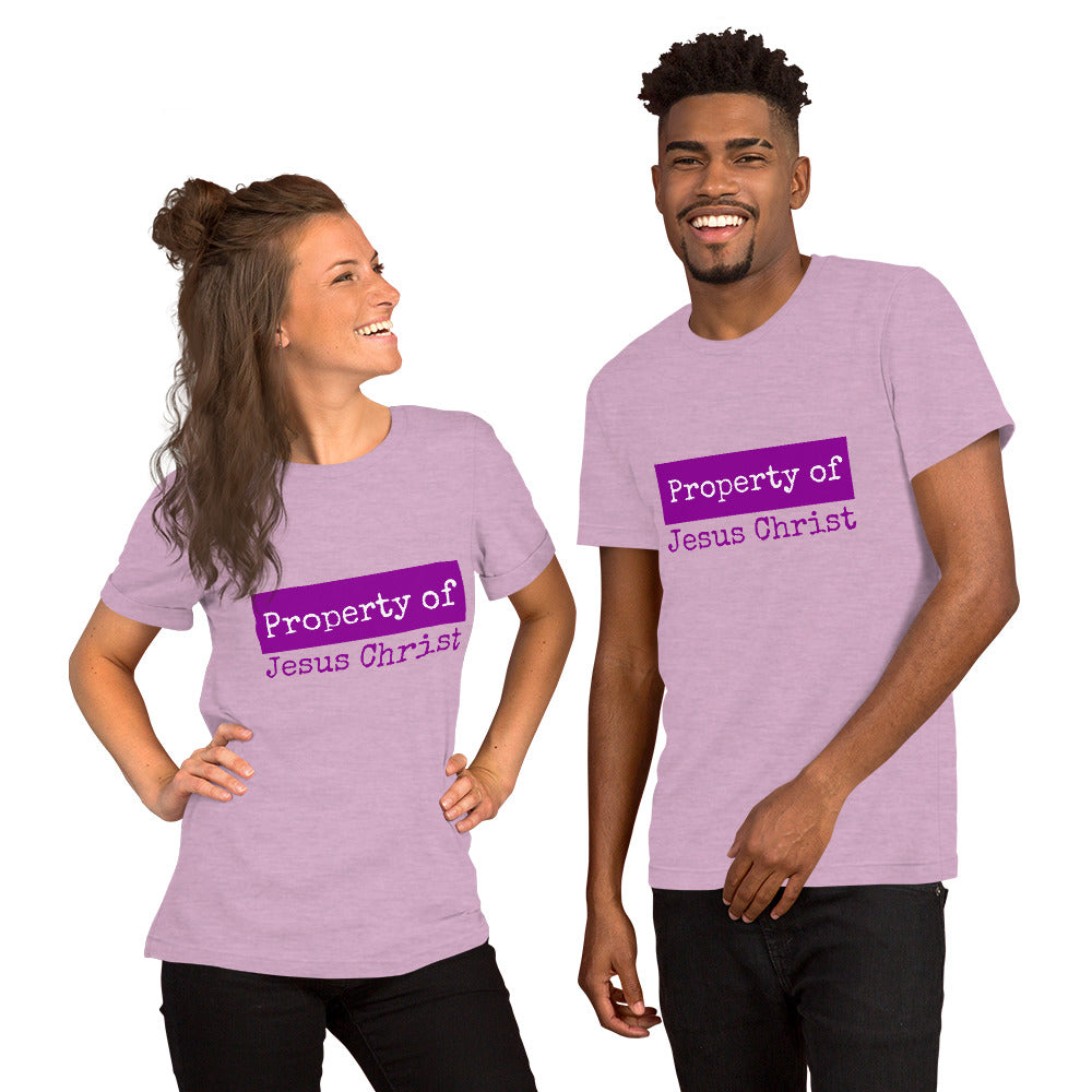 Property - Purple Unisex Tee