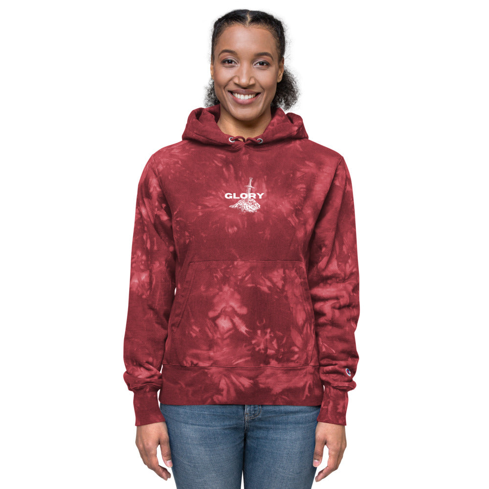 GLORY Unisex Champion tie-dye Hoodie