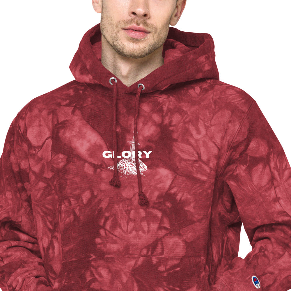 GLORY Unisex Champion tie-dye Hoodie