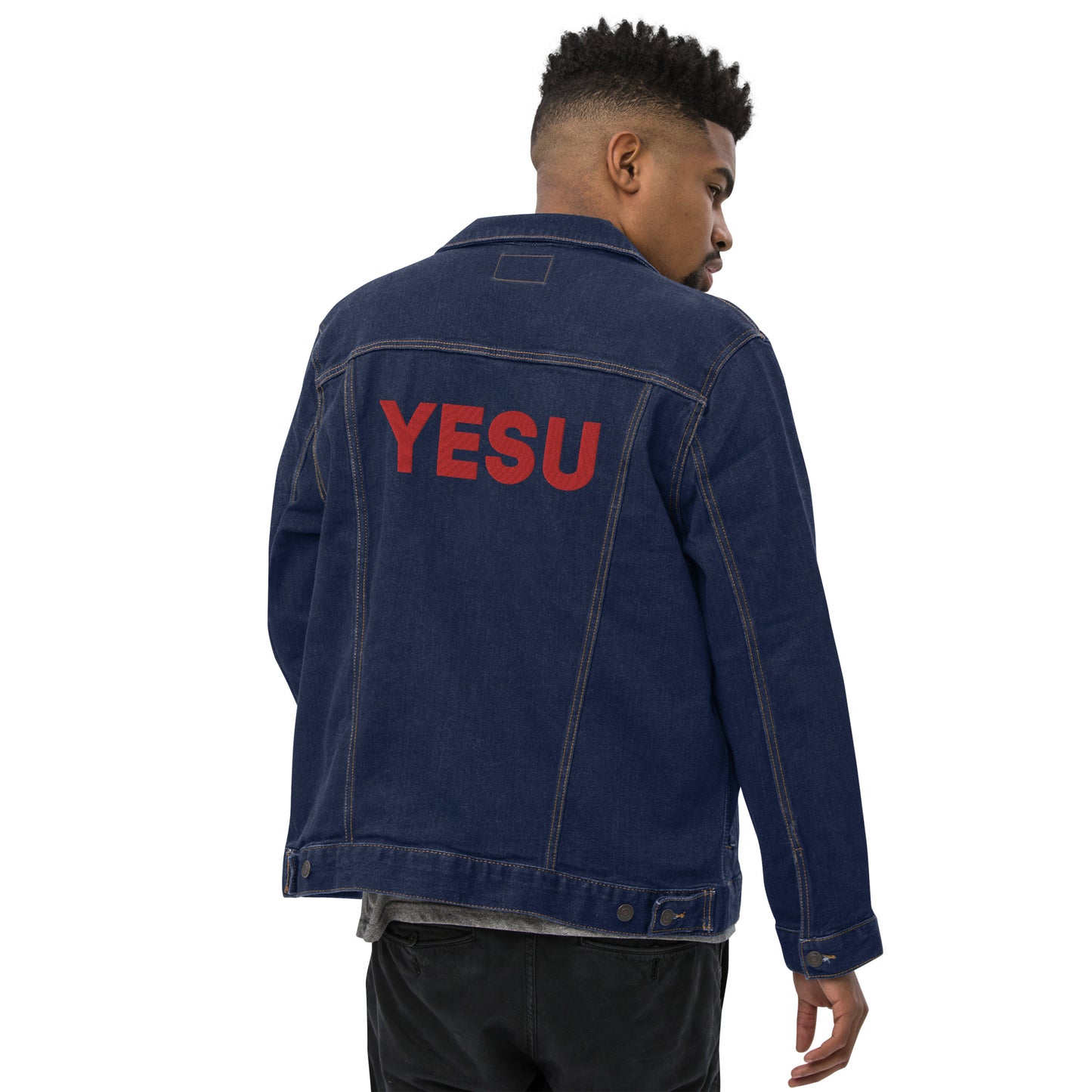 Yesu Unisex Denim Jacket