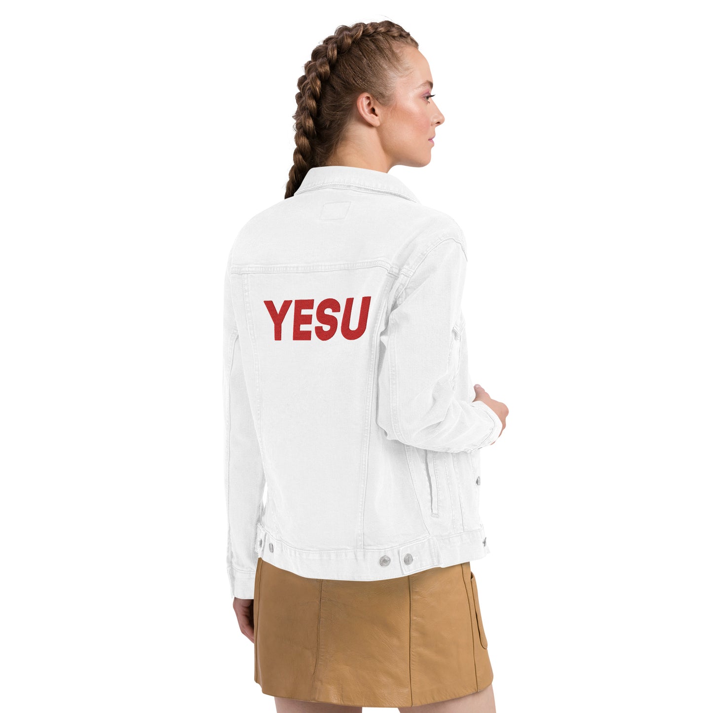 Yesu Unisex Denim Jacket