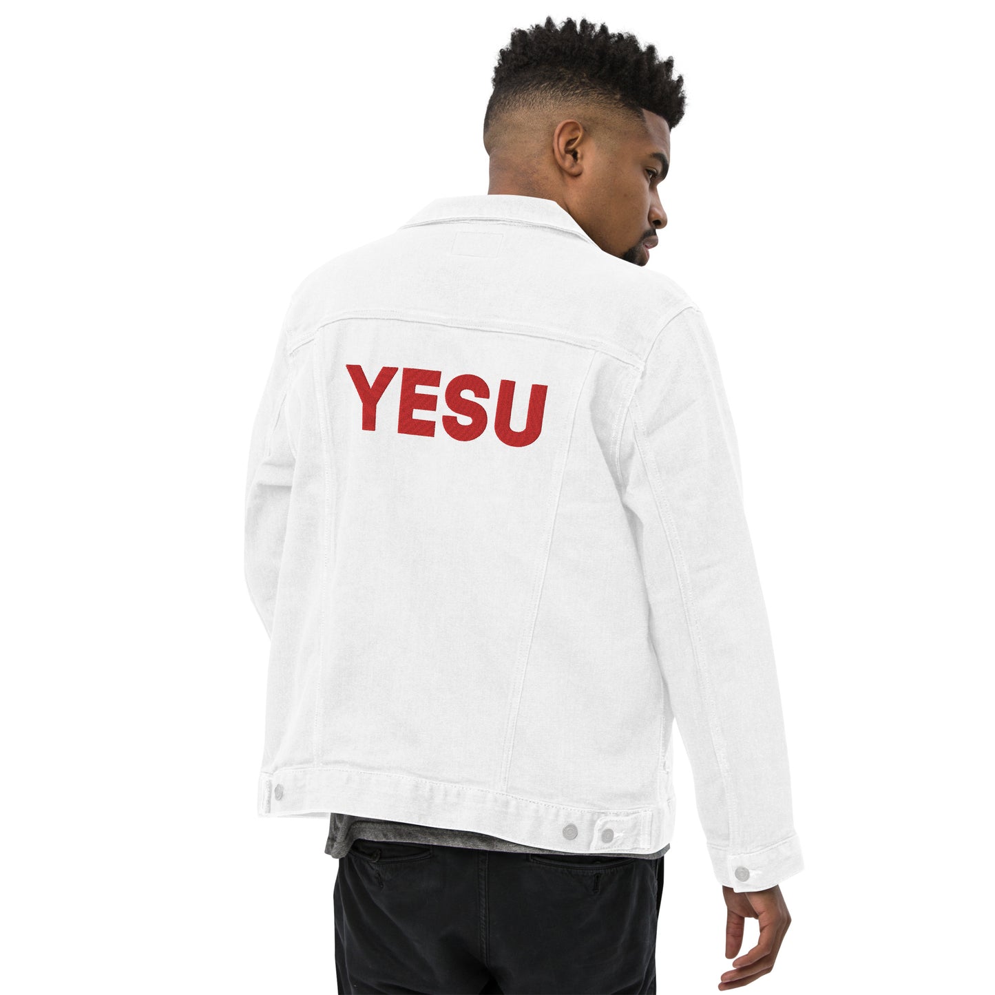 Yesu Unisex Denim Jacket