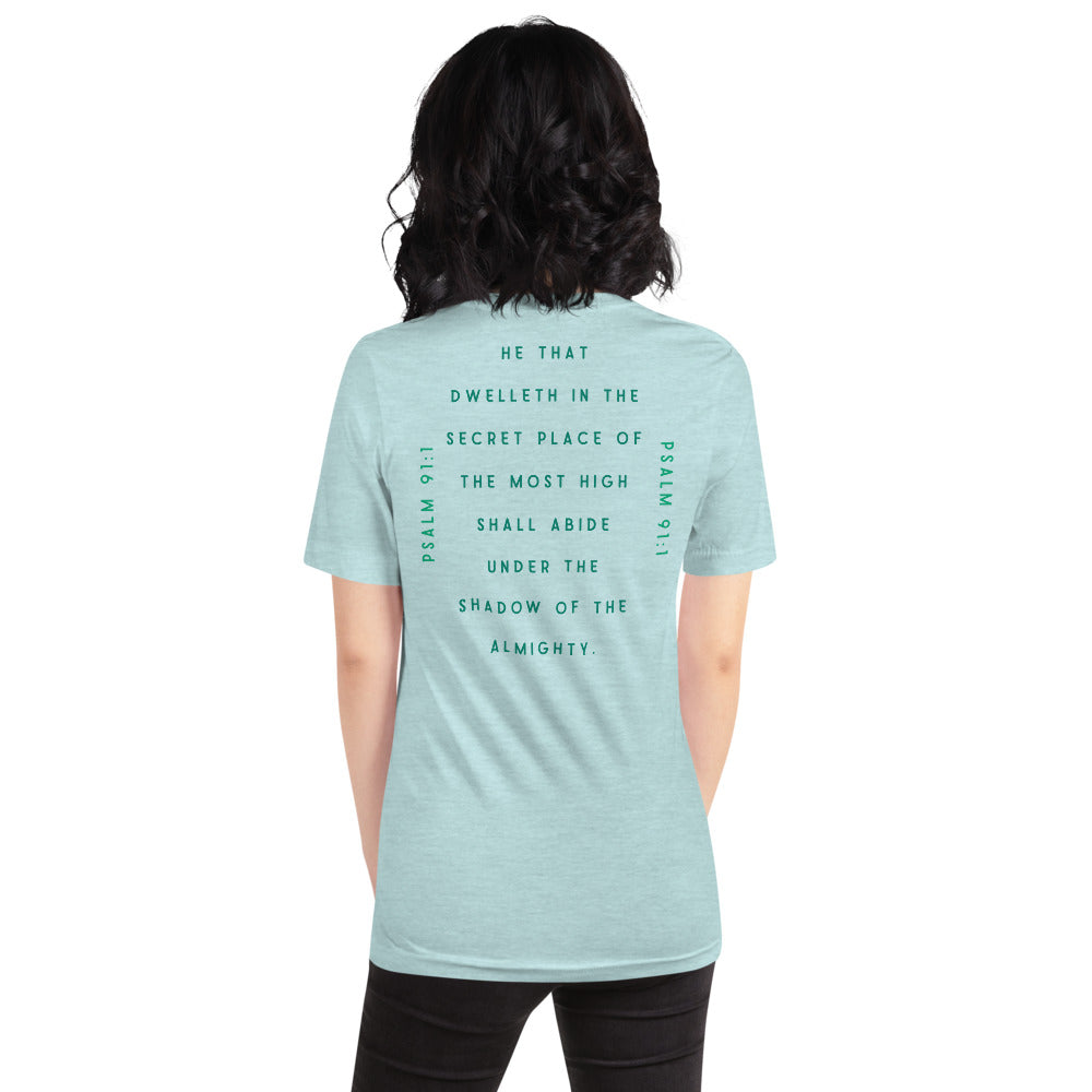 He That Dwelleth Psalm 91 Unisex Tee