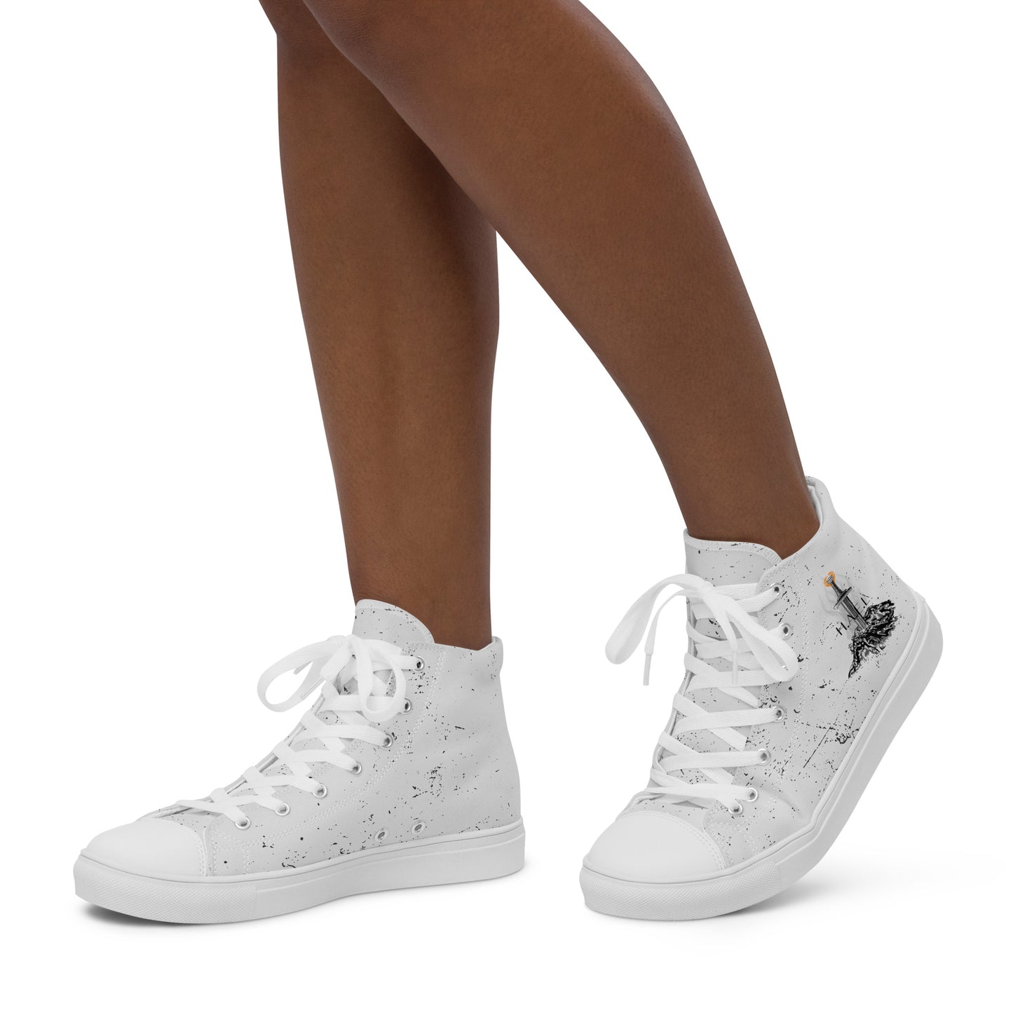 H.A.E.L women’s high top canvas shoes